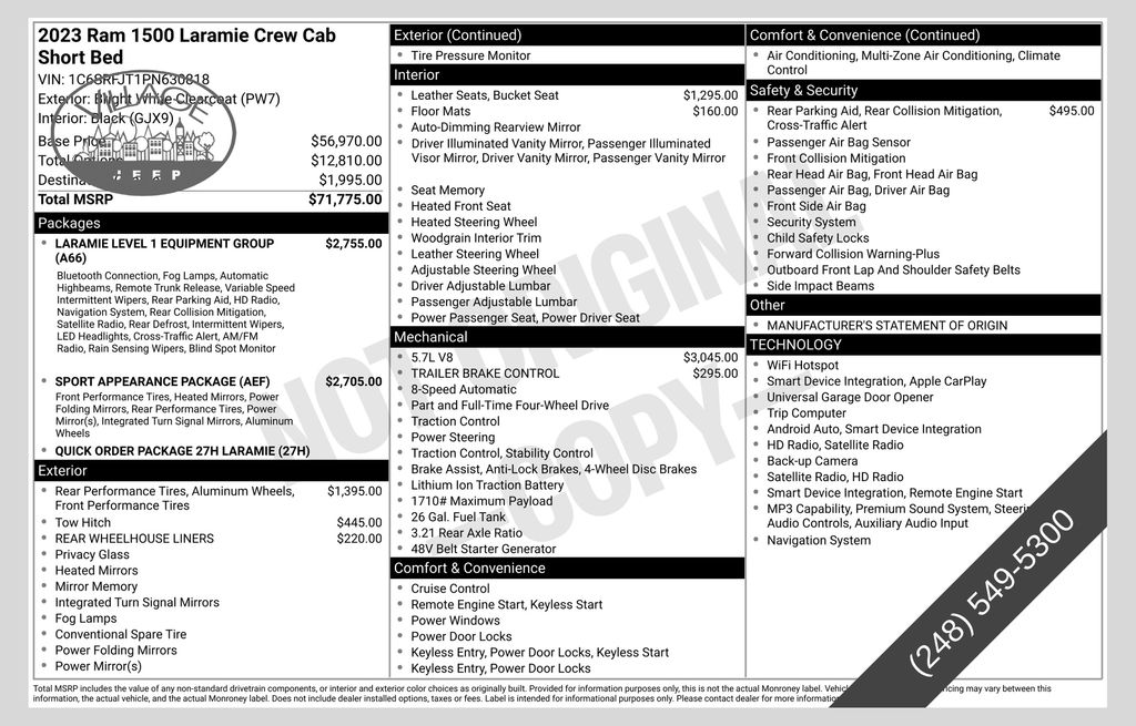 ram ram 1500 pickup 2023 1C6SRFJT1PN630818 image ram ram 1500 pickup 2023 1C6SRFJT1PN630818 image